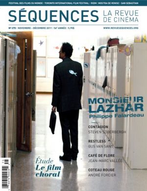 SEQUENCES magazine side cover Issue 275 November/December 2011