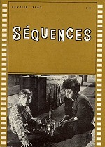 SEQUENCES magazine side cover Issue 28  1962