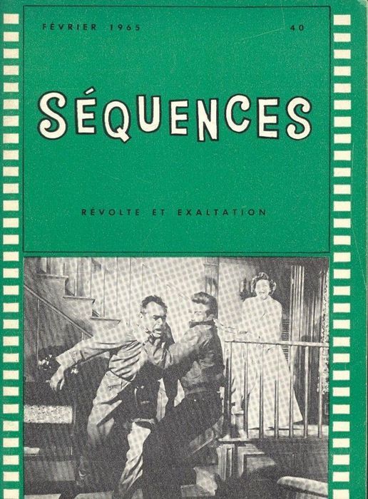 SEQUENCES magazine side cover Issue 40 February 1965