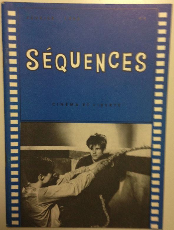SEQUENCES magazine side cover Issue 44 February 1966