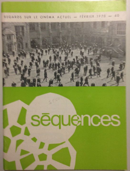 SEQUENCES magazine side cover Issue 60 February 1970