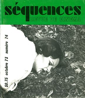 SEQUENCES magazine side cover Issue 74  1973