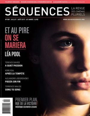 SEQUENCES magazine side cover Issue 309  July/August 2017