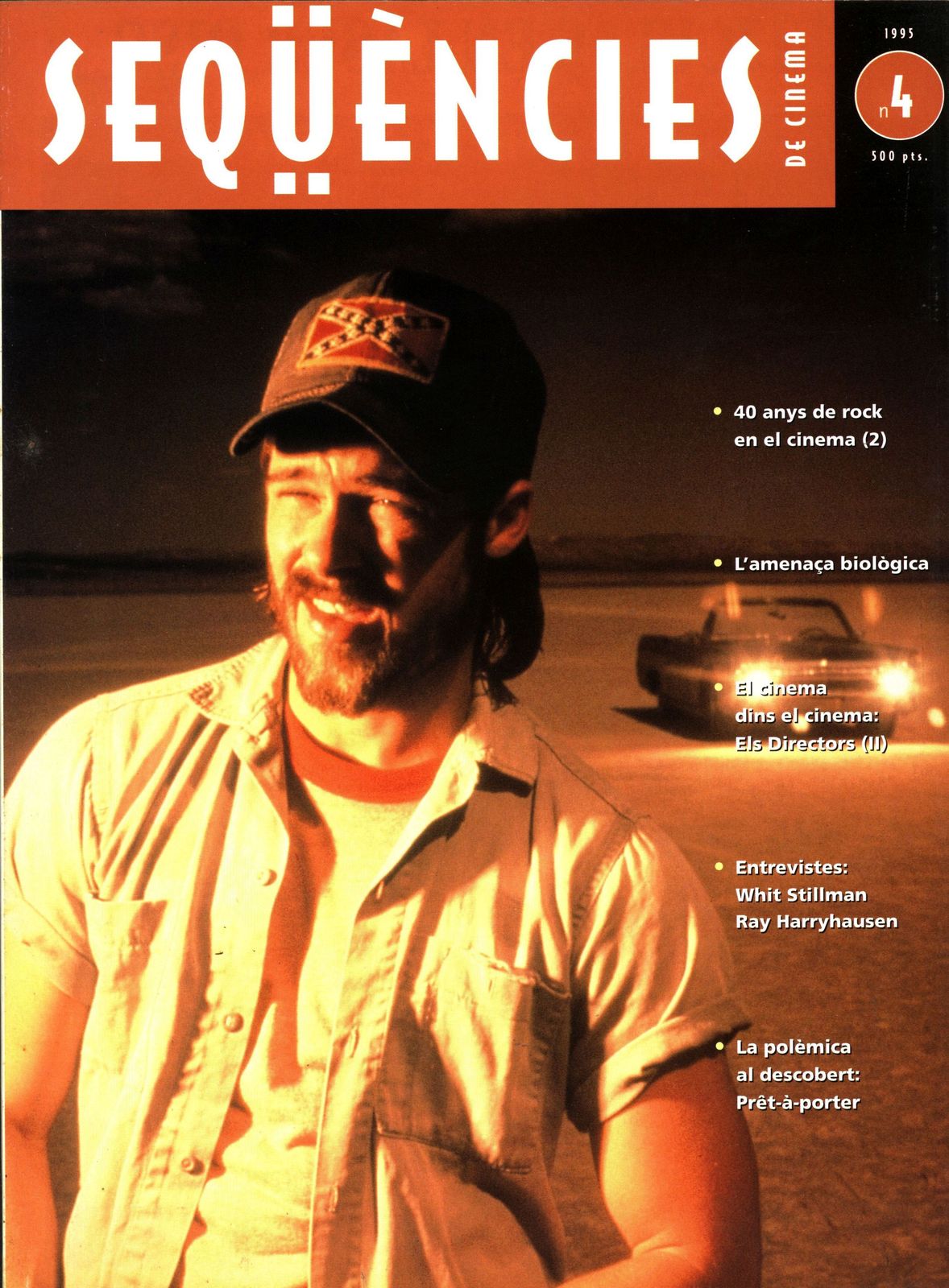 SEQUENCIES DE CINEMA magazine side cover Issue 4  April 1995