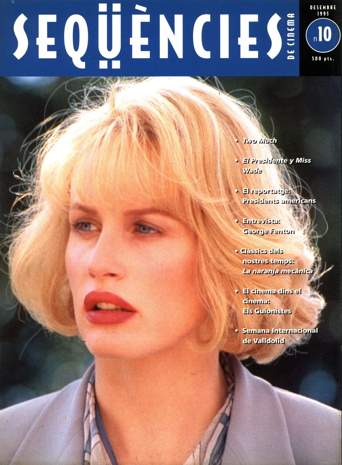 SEQUENCIES DE CINEMA magazine side cover Issue 10  December 1995