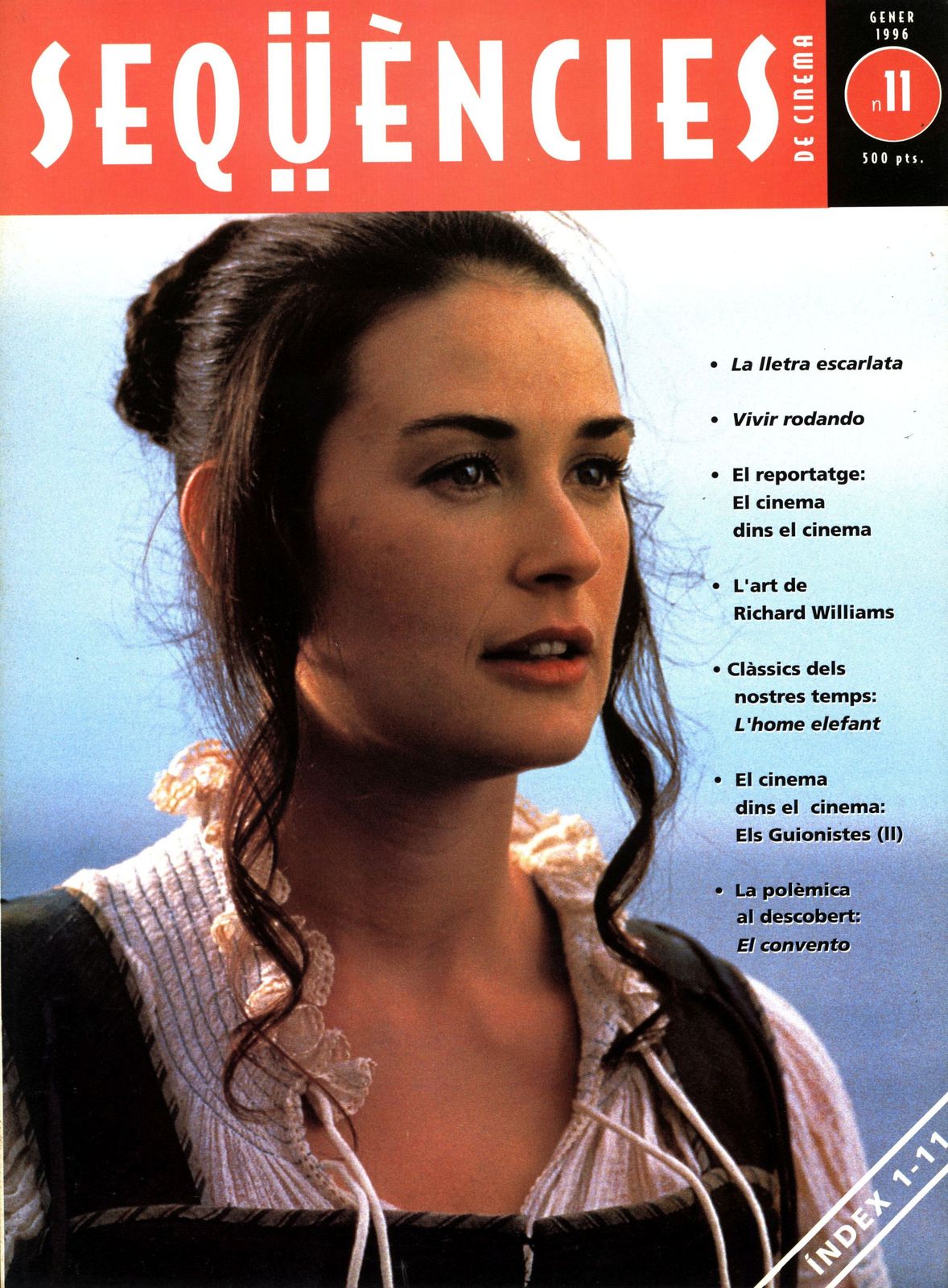 SEQUENCIES DE CINEMA magazine side cover Issue 11  January 1996