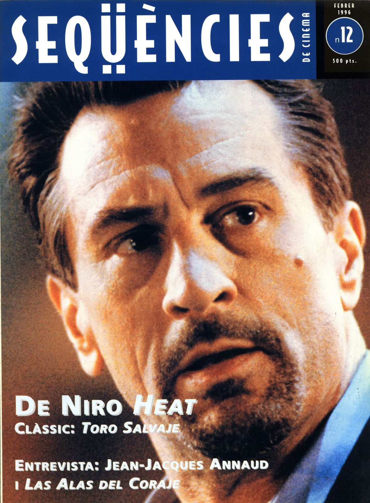 SEQUENCIES DE CINEMA magazine side cover Issue 12  February 1996
