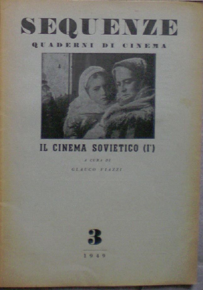 SEQUENZE (It 40s) magazine side cover Issue 3 November 1949