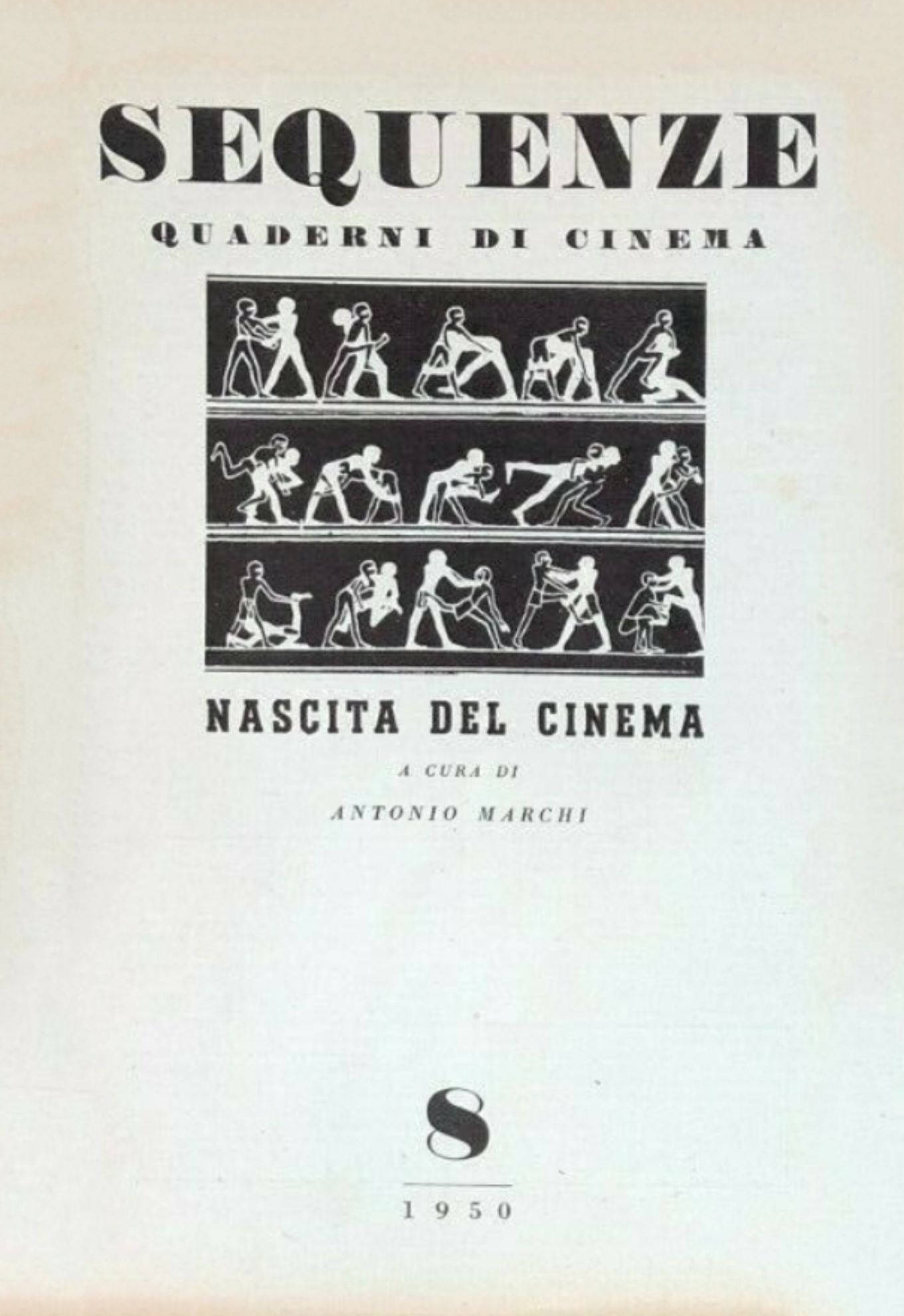 SEQUENZE (It 40s) magazine side cover Issue 8 April 1950