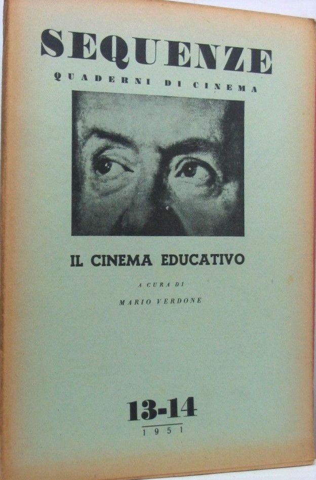 SEQUENZE (It 40s) magazine side cover Issue 13-14  January-June 1951