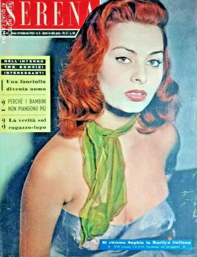 SERENA magazine side cover Issue 54 25 February 1954