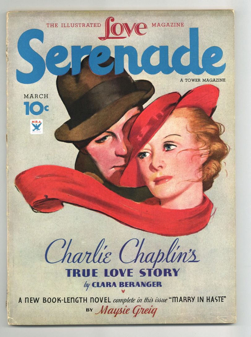 SERENADE TOWER magazine side cover  March 1934