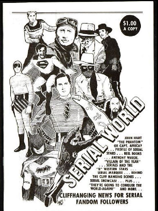 SERIAL WORLD magazine side cover Issue 2  1974