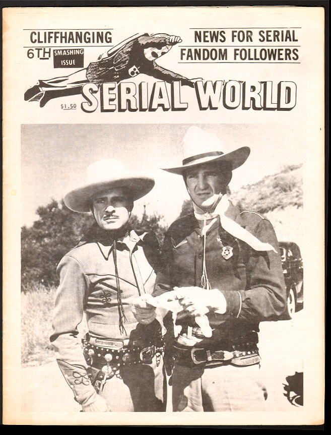 SERIAL WORLD magazine side cover Issue 6  1975