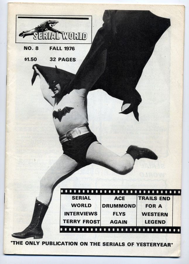 SERIAL WORLD magazine side cover Issue 8 Fall 1976