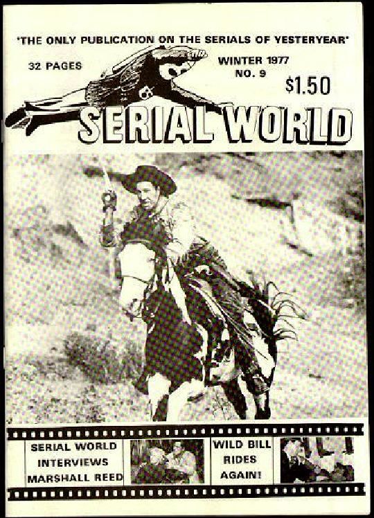 SERIAL WORLD magazine side cover Issue 9 Winter 1977