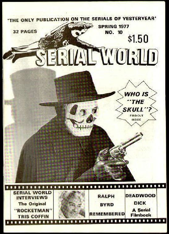 SERIAL WORLD magazine side cover Issue 10 Spring 1977