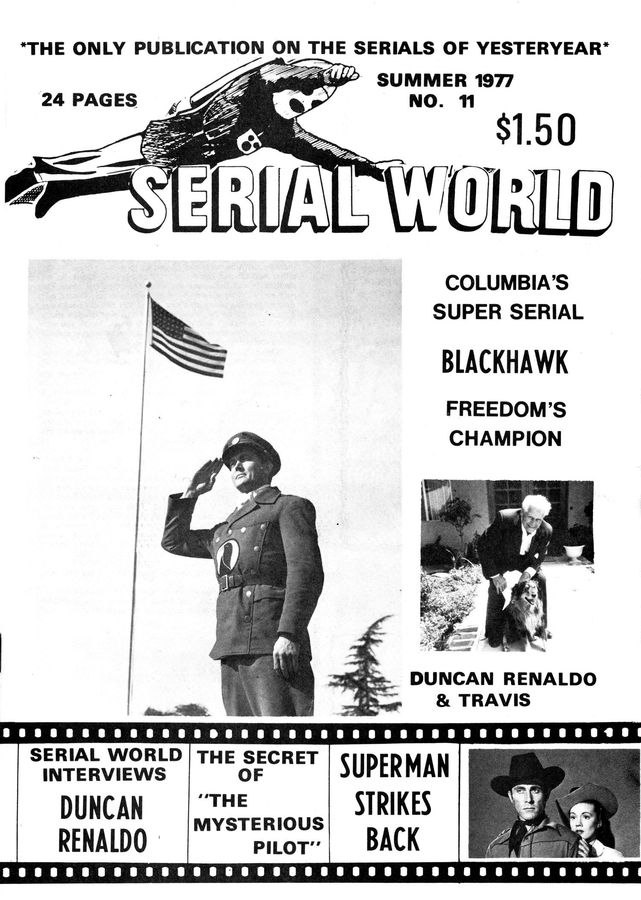 SERIAL WORLD magazine side cover Issue 11 Summer 1977