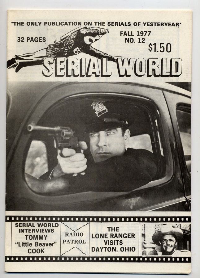 SERIAL WORLD magazine side cover Issue 12 Fall 1977