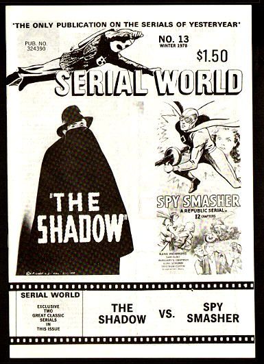 SERIAL WORLD magazine side cover Issue 13 Winter 1978