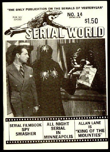 SERIAL WORLD magazine side cover Issue 14 Spring 1978