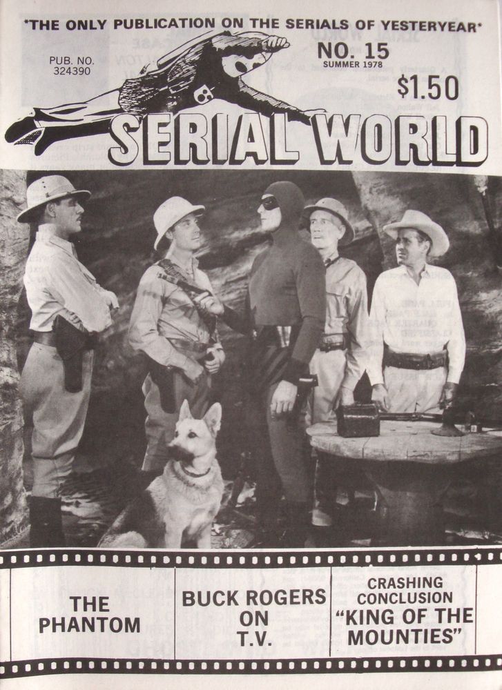 SERIAL WORLD magazine side cover Issue 15 Summer 1978