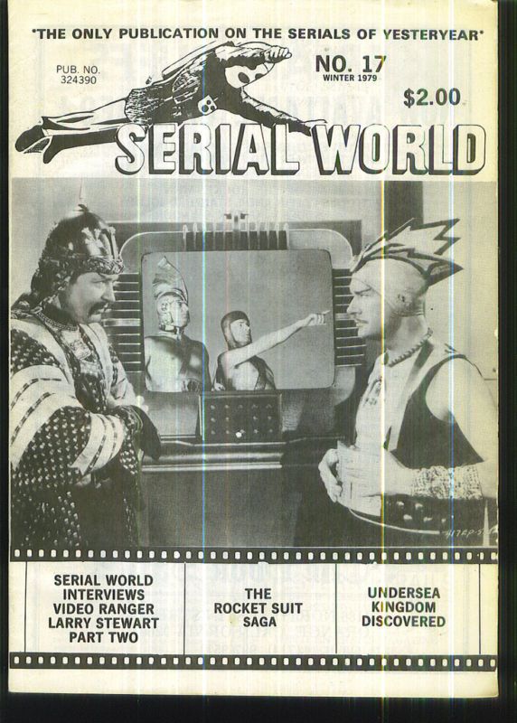 SERIAL WORLD magazine side cover Issue 17 Winter 1978