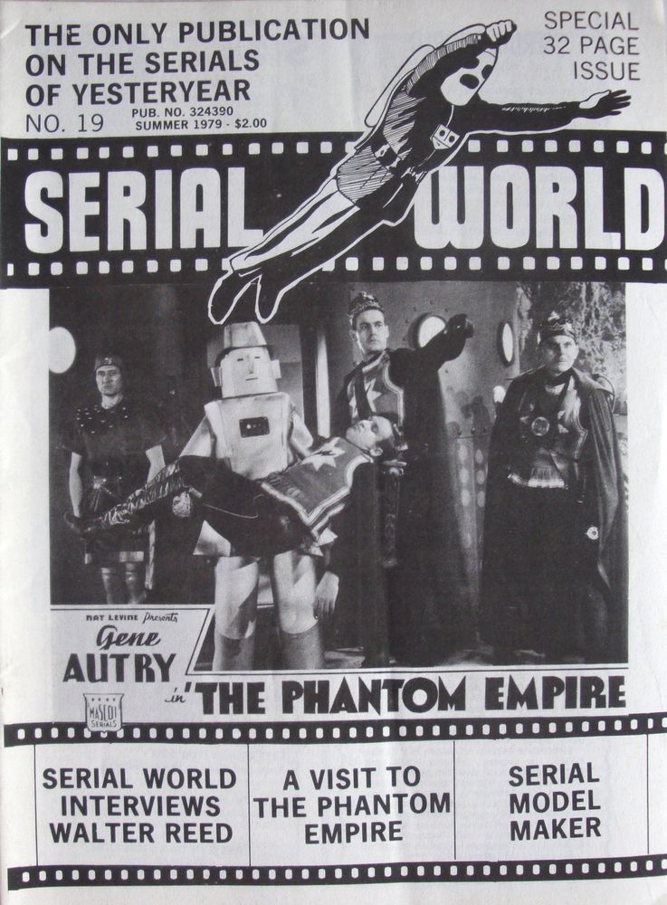 SERIAL WORLD magazine side cover Issue 19 Summer 1979