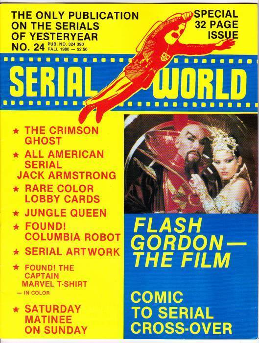 SERIAL WORLD magazine side cover Issue 24 Fall 1980