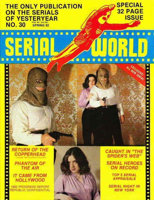 SERIAL WORLD magazine side cover Issue 30 Spring 1982