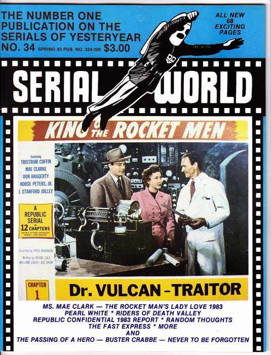 SERIAL WORLD magazine side cover Issue 34 Spring 1983