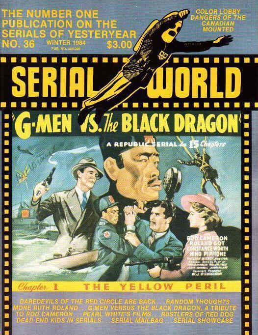 SERIAL WORLD magazine side cover Issue 36 Winter 1984