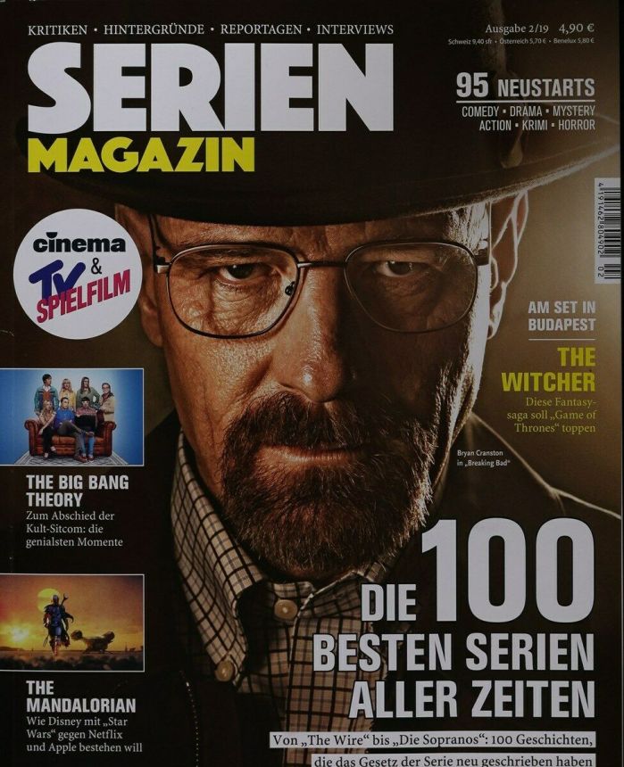 SERIEN MAGAZIN magazine side cover Issue 2   2019