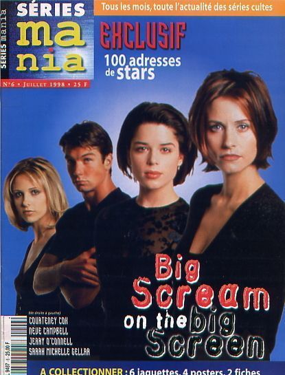 SERIES MANIA magazine side cover Issue 6 July 1998
