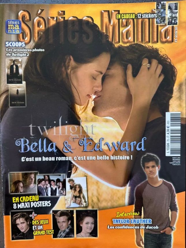 SERIES MANIA magazine side cover Issue 75 April 2009