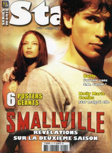 SERIES MANIA STARS magazine side cover Issue 21 May/June 2003