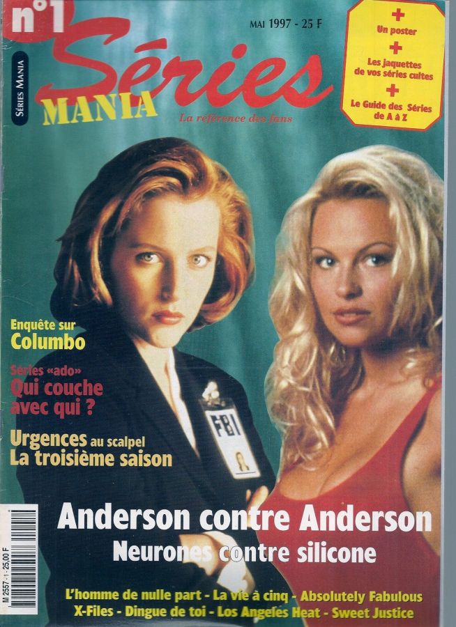 SERIES MANIA magazine side cover Issue 1 May 1997