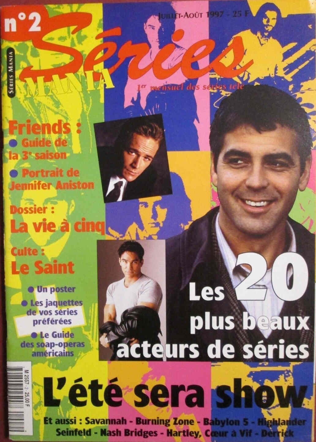 SERIES MANIA magazine side cover Issue 2 July/August 1997