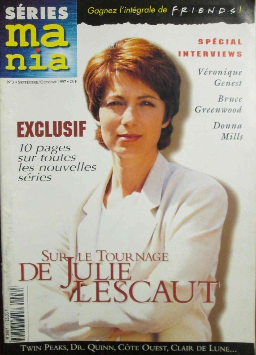 SERIES MANIA magazine side cover Issue 3 September/October 1997