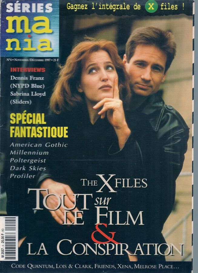SERIES MANIA magazine side cover Issue 4 November/December 1997