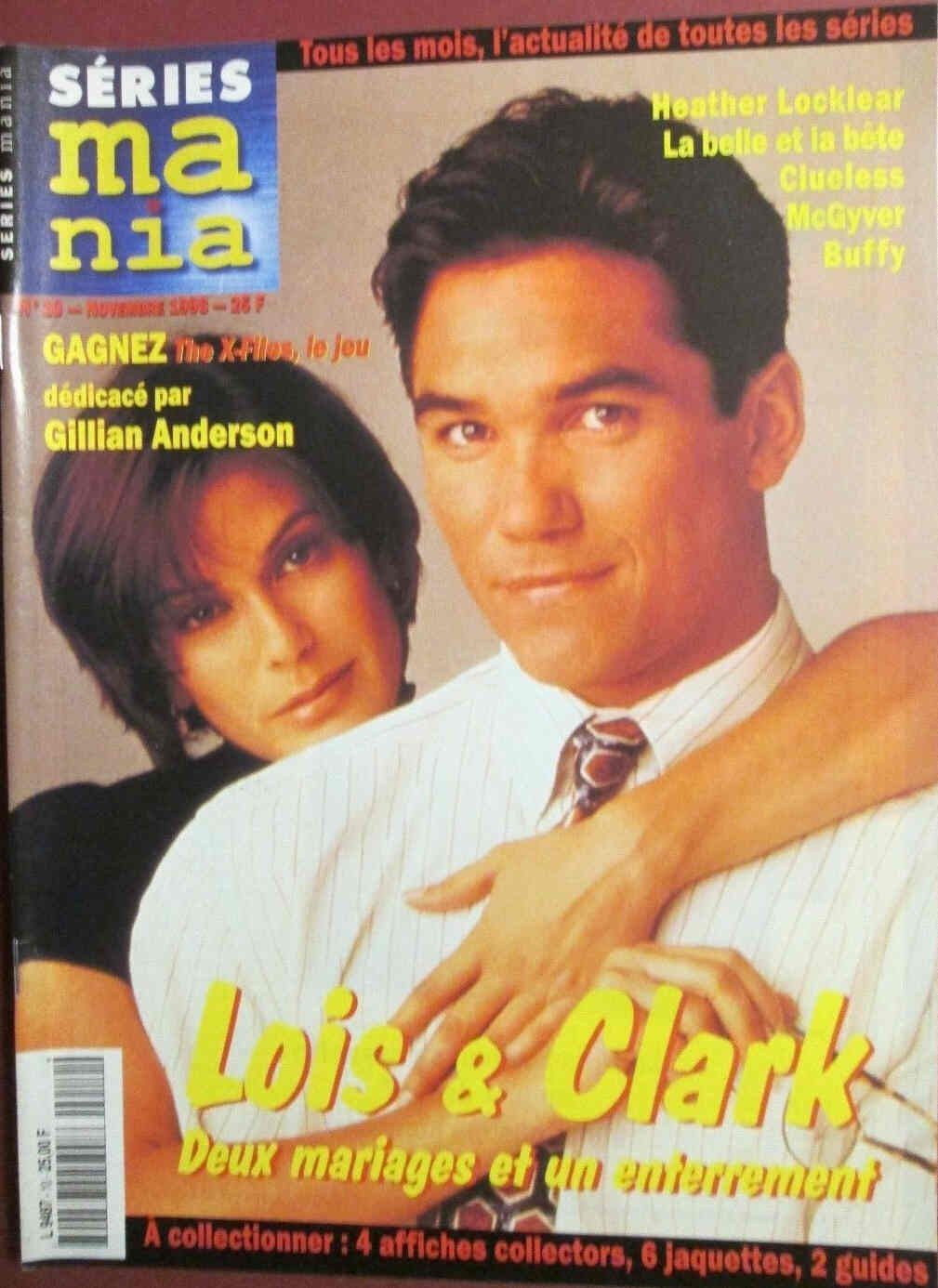 SERIES MANIA magazine side cover Issue 10 November 1998