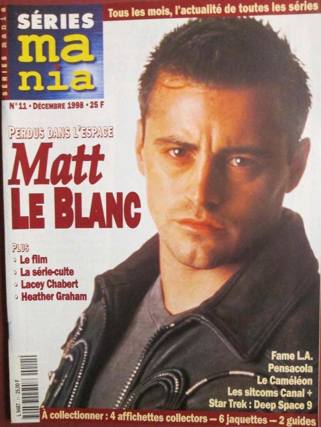 SERIES MANIA magazine side cover Issue 11 December 1998