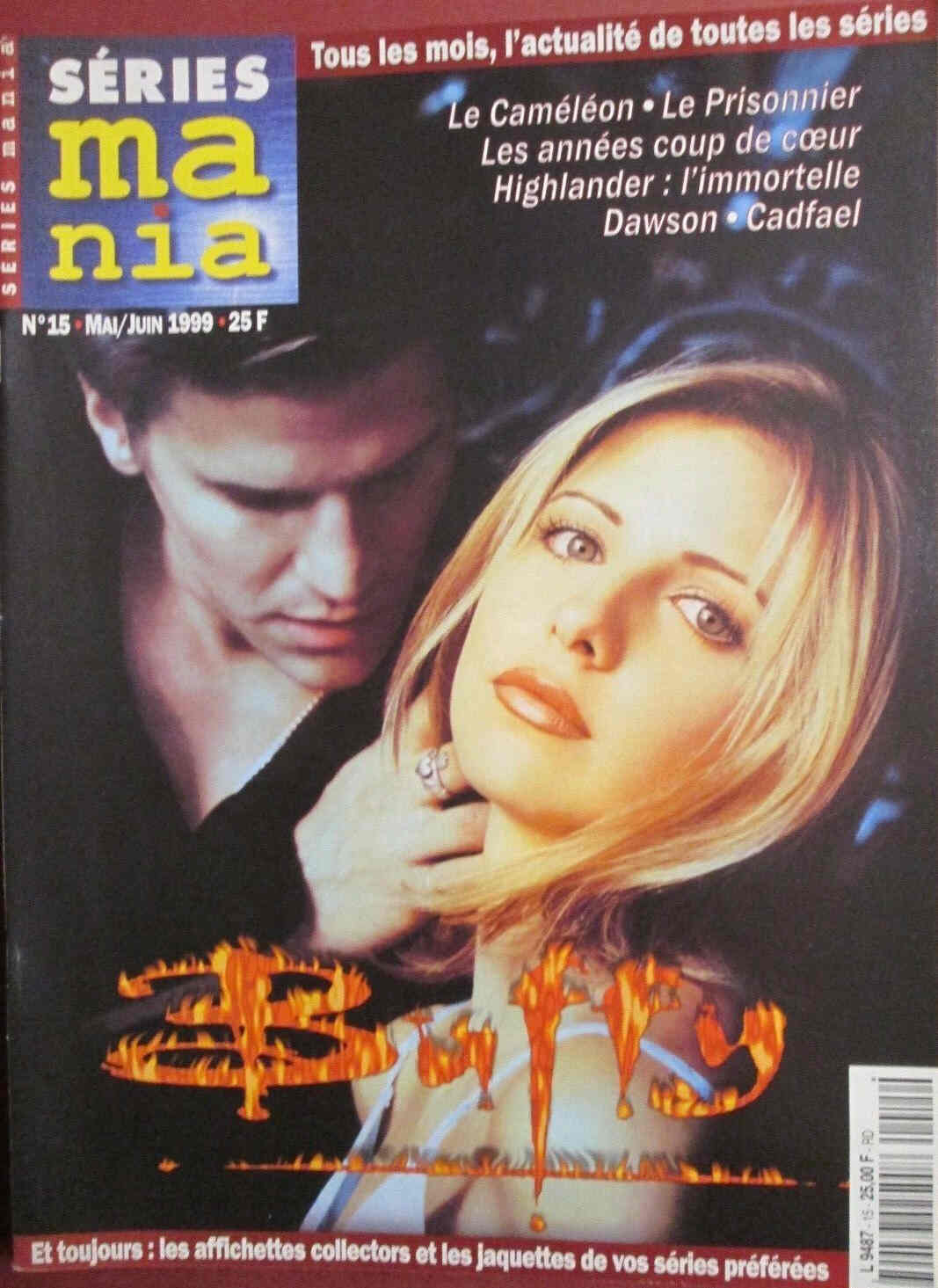 SERIES MANIA magazine side cover Issue 15 May/June 1999