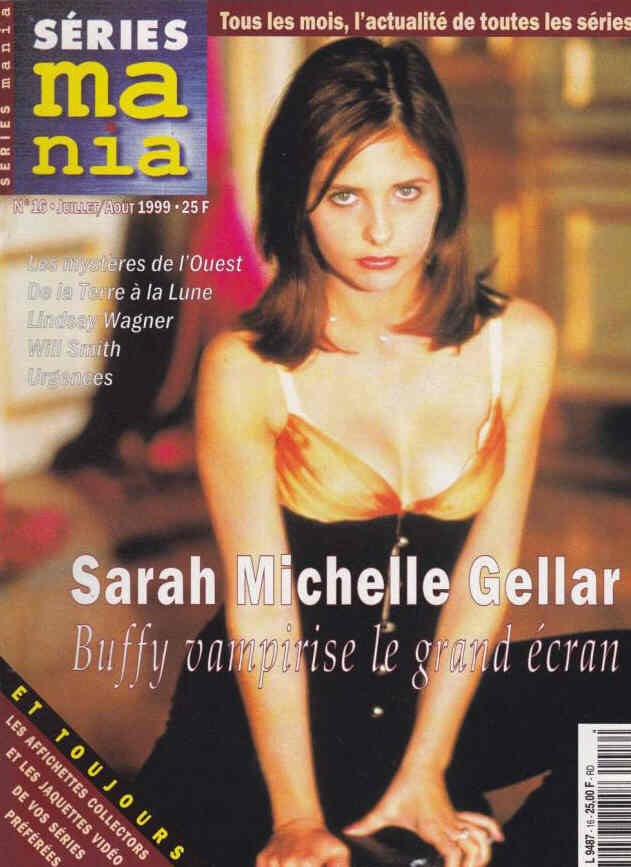 SERIES MANIA magazine side cover Issue 16  July/August 1999