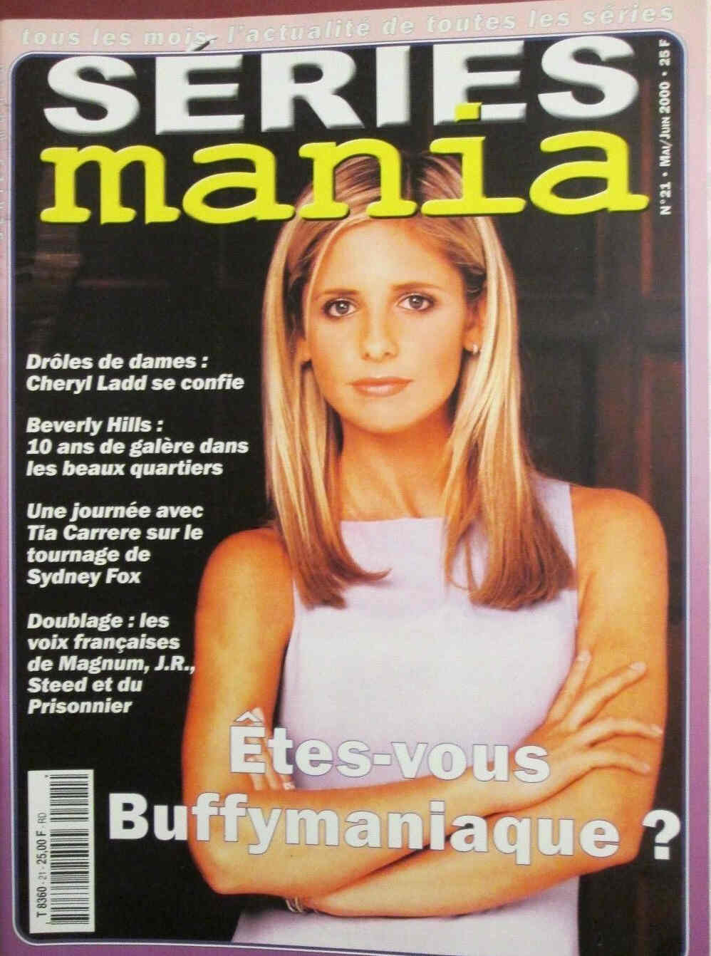 SERIES MANIA magazine side cover Issue 21 May/June 2000