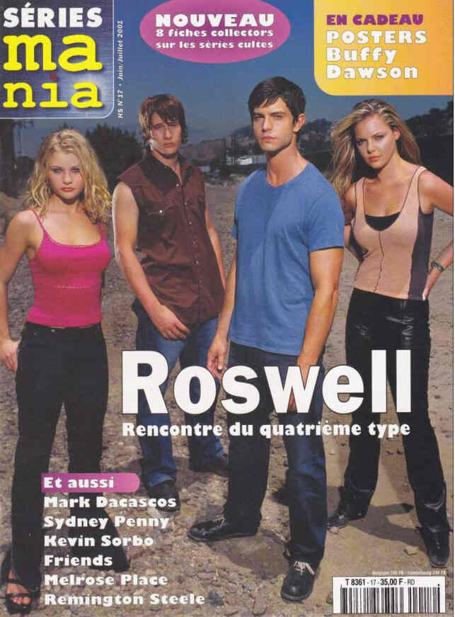 SERIES MANIA magazine side cover Issue 27  June/July 2001