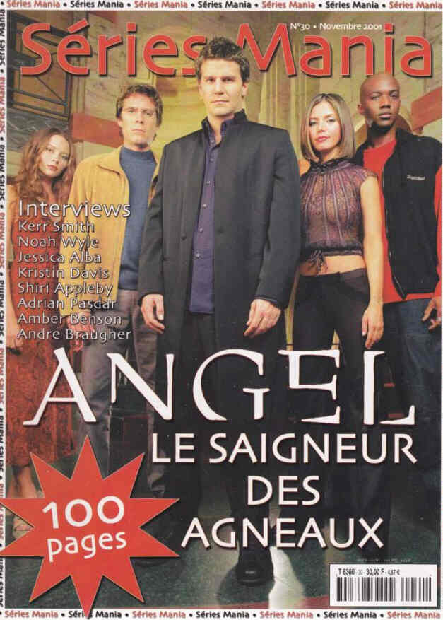SERIES MANIA magazine side cover Issue 30  November 2001