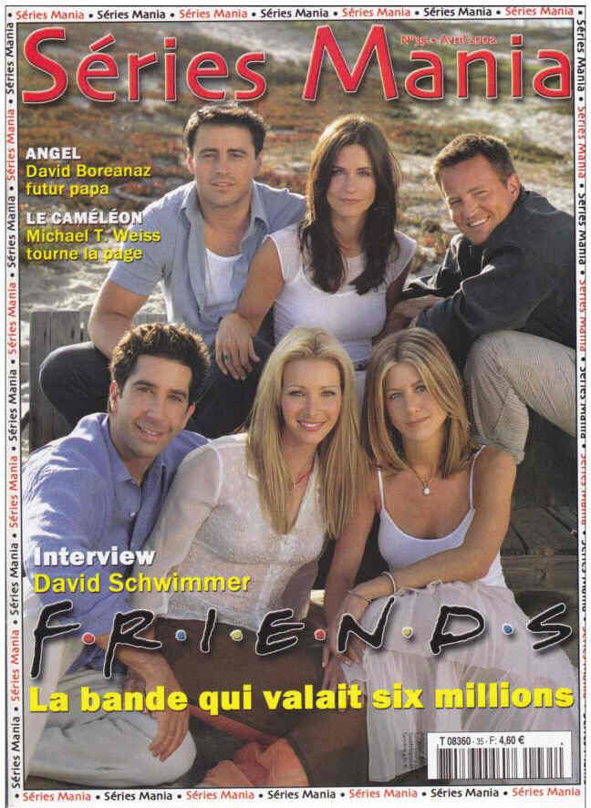 SERIES MANIA magazine side cover Issue 35  April 2002