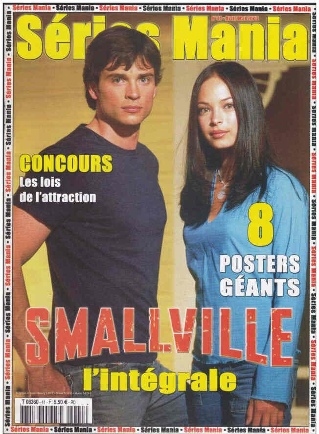 SERIES MANIA magazine side cover Issue 41  April/May 2003