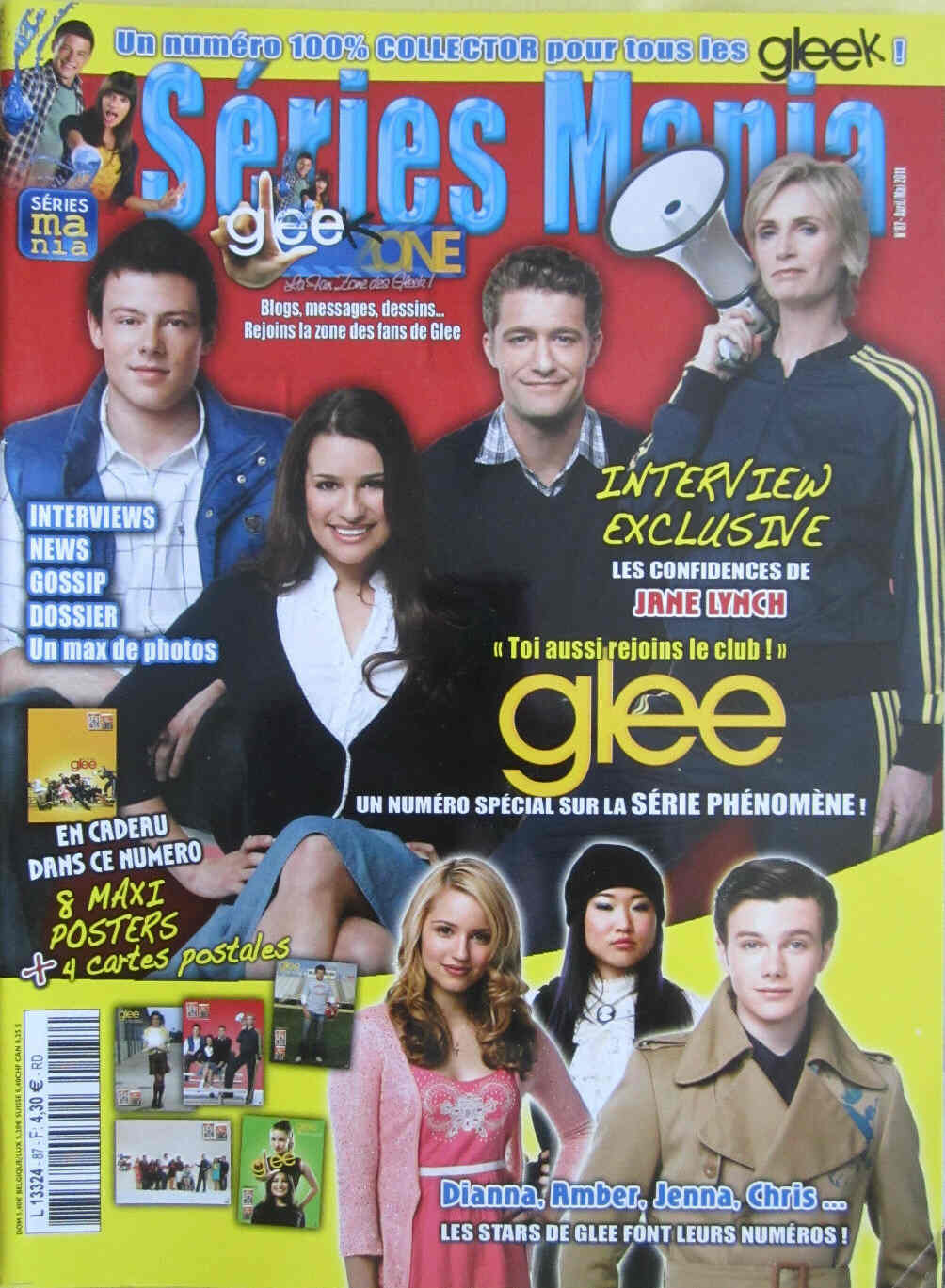 SERIES MANIA magazine side cover Issue 87 April/May 2011